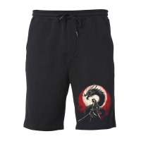 Japan Culture Dragon Samurai Art Fleece Short | Artistshot