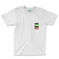 Game On World Off Pocket T-shirt | Artistshot