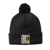 I Am The Warranty Pom Pom Beanie | Artistshot