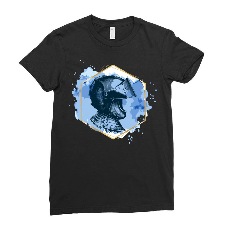 Medieval Helmet Ladies Fitted T-Shirt by HRC Design | Artistshot