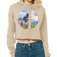 Bird, Nature, Animal Cropped Hoodie | Artistshot