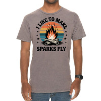 Quotes I Like To Make Sparks Fly Vintage T-shirt | Artistshot