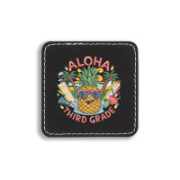 Aloha,third Grade Square Leatherette Patch | Artistshot