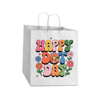 Happy Dot Day Take Out Paper Bag - 14 X 10 X 15 1/2 | Artistshot