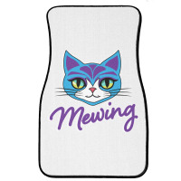 Mewing Cat Looksmaxxing Front Car Mat | Artistshot