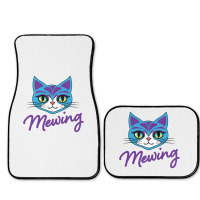 Mewing Cat Looksmaxxing Full Set Car Mats | Artistshot