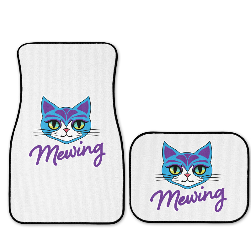 Mewing Cat Looksmaxxing Full Set Car Mats | Artistshot