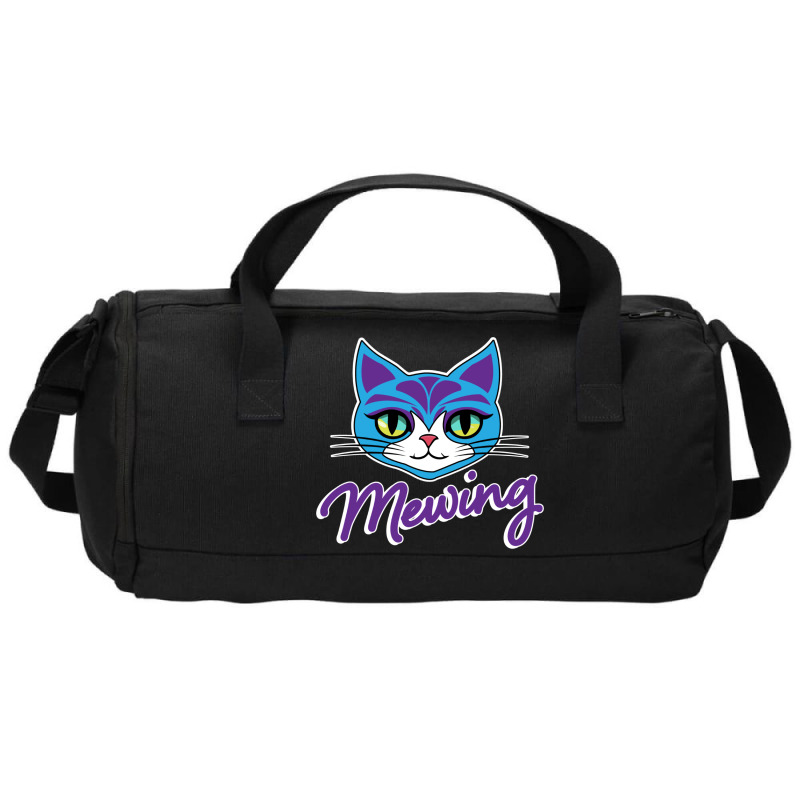 Mewing Cat Looksmaxxing Duffel Bag | Artistshot