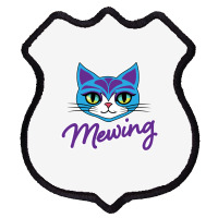 Mewing Cat Looksmaxxing Shield Patch | Artistshot