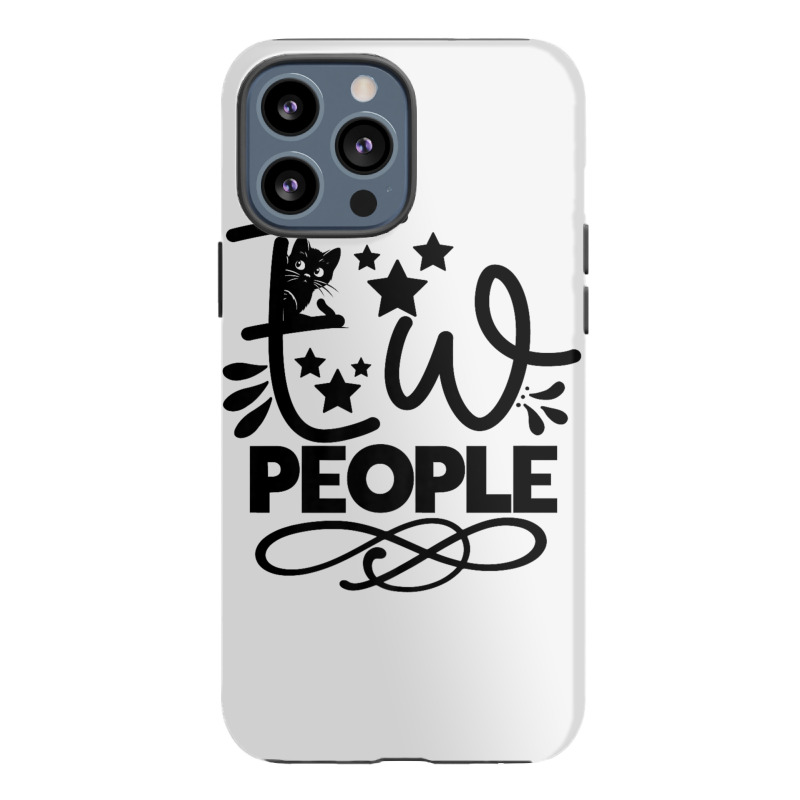 Ew People   Funny Black Cat Sarcastic Iphone 13 Pro Max Case | Artistshot