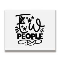 Ew People   Funny Black Cat Sarcastic Metal Print Horizontal | Artistshot