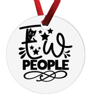 Ew People   Funny Black Cat Sarcastic Ornament | Artistshot