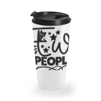 Ew People   Funny Black Cat Sarcastic Travel Mug | Artistshot