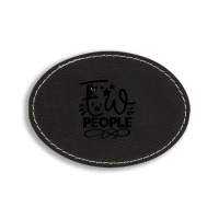 Ew People   Funny Black Cat Sarcastic Oval Leatherette Patch | Artistshot