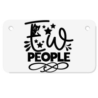 Ew People   Funny Black Cat Sarcastic Motorcycle License Plate | Artistshot