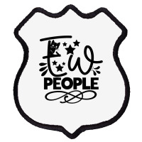 Ew People   Funny Black Cat Sarcastic Shield Patch | Artistshot