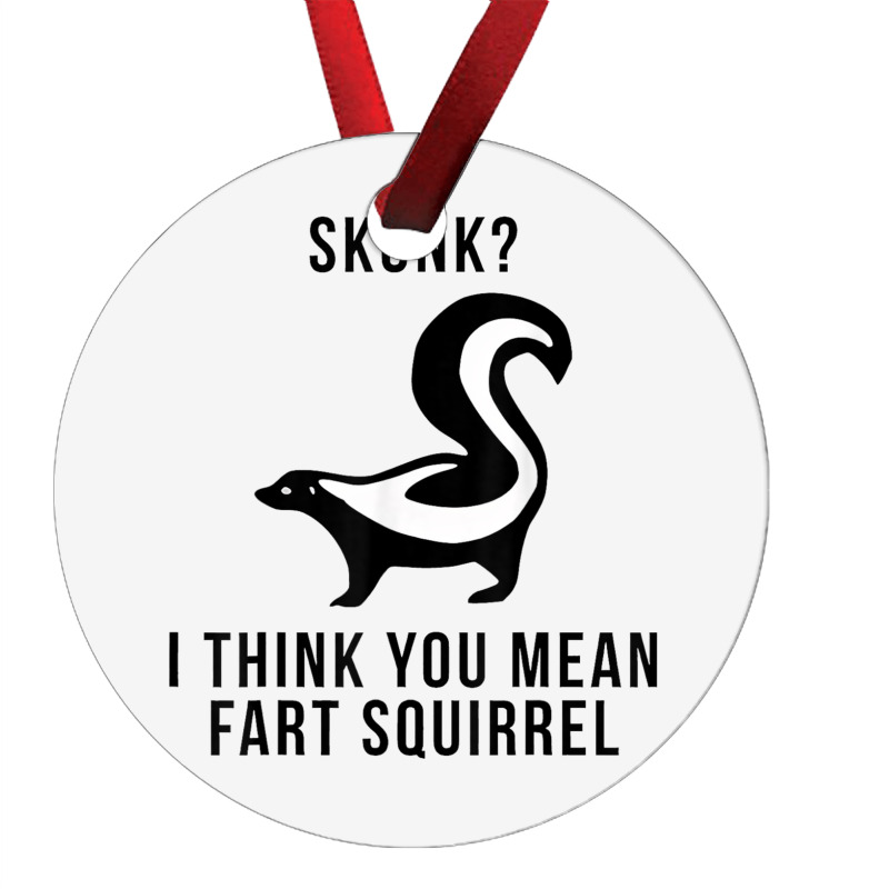 Skunk I Think You Mean Fart Squirrel Ornament | Artistshot