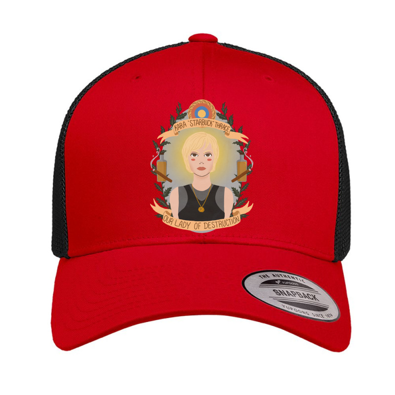 Kara Thrace Retro Trucker Cap by cm-arts | Artistshot