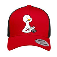 Duck With A Sword  (5) Retro Trucker Cap | Artistshot