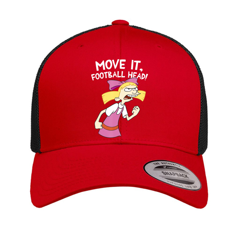 Hey Arnold! Helga Move It Football Head Retro Trucker Cap by Kemriban527 | Artistshot