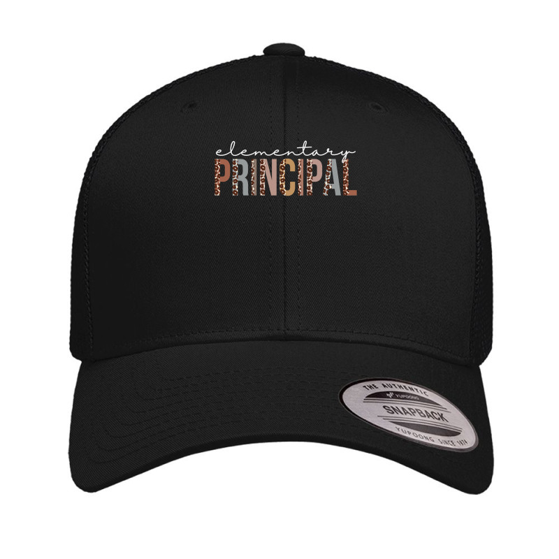 Elementary Principal Leopard Appreciation For Women For Work Retro Trucker Cap by badieu97 | Artistshot