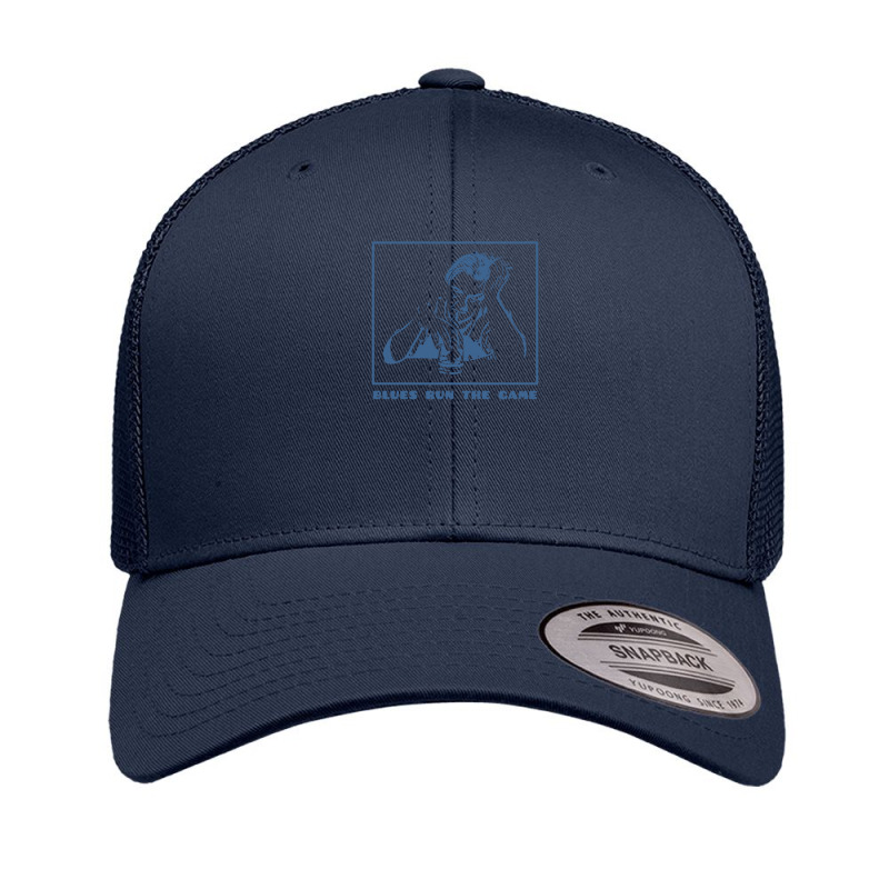 Blues Run The Game Retro Trucker Cap by WayneDavid | Artistshot