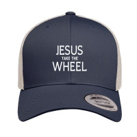 Funny Jesus Take The Wheel Happy Easter Family Gift Retro Trucker Cap | Artistshot