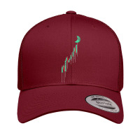 Crypto Trading Hodl Vintage Stock Chart To The Moon Retro Trucker Cap | Artistshot