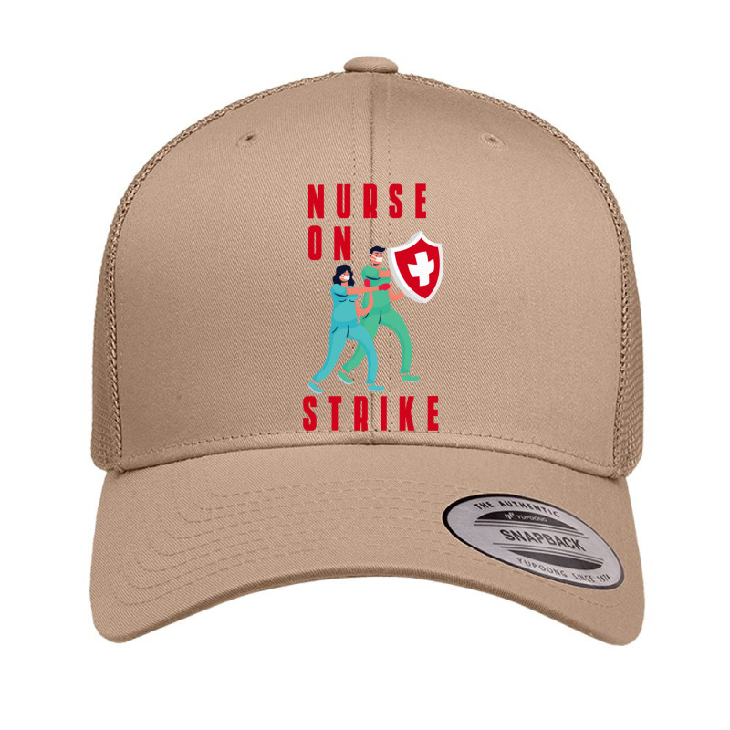 Nurses On Strike Retro Trucker Cap by cm-arts | Artistshot