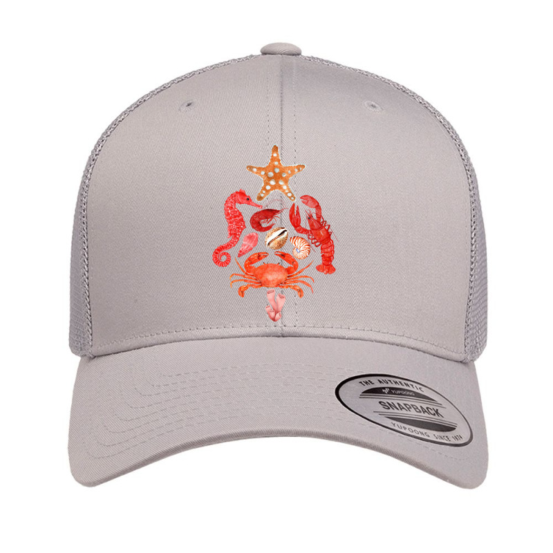 Crustaceancore Christmas, Crab Lobster, Crustaceancore Vintage, Ocean  Retro Trucker Cap | Artistshot