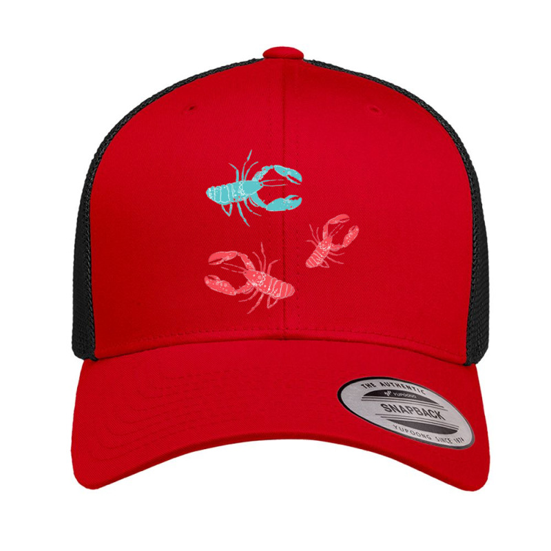 Lobsters Crustacean Core Retro Trucker Cap | Artistshot