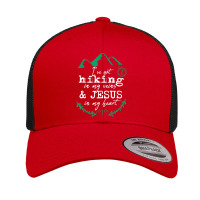 Hiking Christian Jesus Outdoor Hiker Men Women Gift Mom Dad Retro Trucker Cap | Artistshot