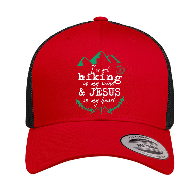 Hiking Christian Jesus Outdoor Hiker Men Women Gift Mom Dad Retro Trucker Cap by thangdinhsinhelf | Artistshot