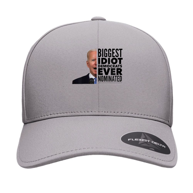 Funny Biggest Idiot Democrats Ever Nominated Anti Joe Biden Zip Hoodie Seamless Cap by cm-arts | Artistshot