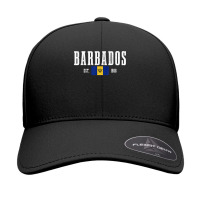 Barbados Est. 1966 Barbadian Flag Pride Vintage Barbados Seamless Cap | Artistshot