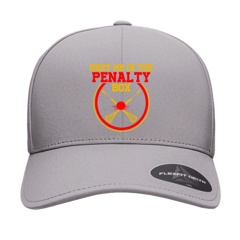 Meet Me In The Penalty Box Lacrosse Funny Present Gift Long Sleeve T S Seamless Cap by cm-arts | Artistshot