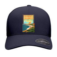 Channel Islands California Wpa National Parks Poster Retro T Shirt Seamless Cap | Artistshot