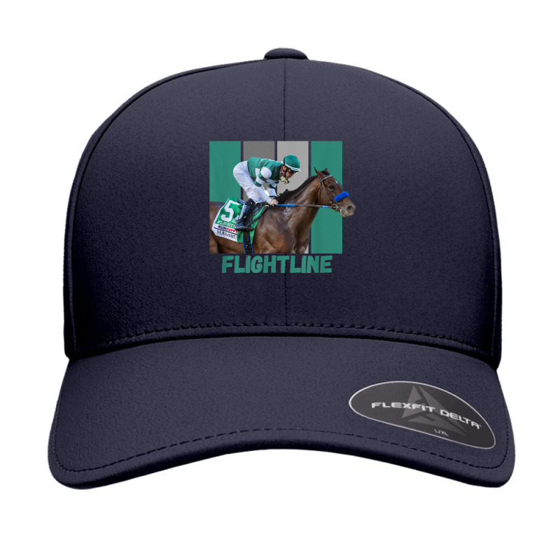 Flightline Horse Racing Thoroughbred Del Mar Santa Anita T Shirt Seamless Cap by cm-arts | Artistshot