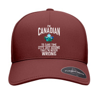 Im Canadian To Save Time Just Assume Im Never Wrong Canada T Shirt Seamless Cap | Artistshot