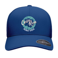 Costa Rica Pura Vida Beach Or Travel Top Seamless Cap | Artistshot