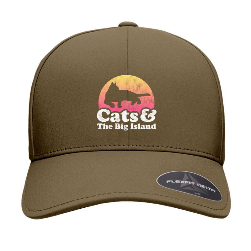 Cats And The Big Island Gift For Men, Women, Kids Seamless Cap by atereabag | Artistshot