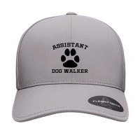 Kids Assistant Dog Walker Paw Print Kids T Shirt Seamless Cap | Artistshot