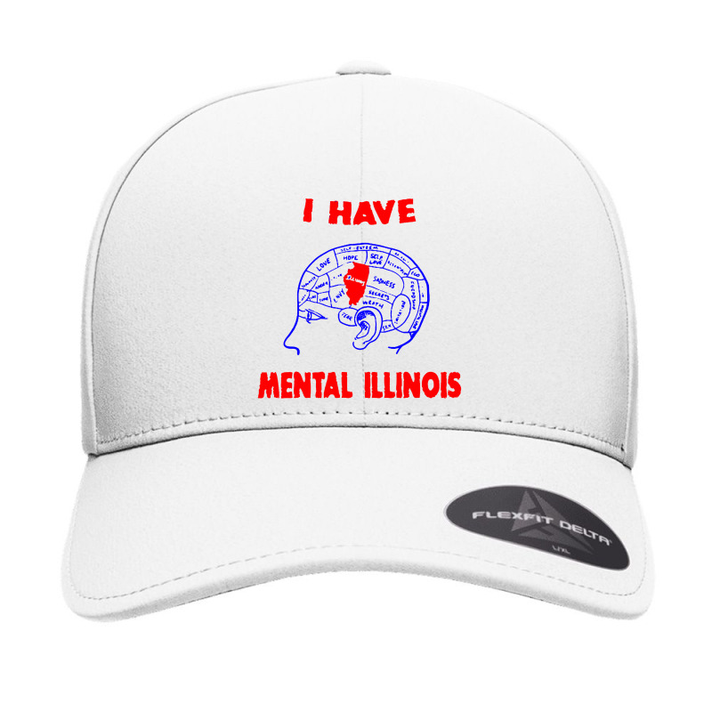 I Have Mental Illinois Seamless Cap by Jembleng Art | Artistshot