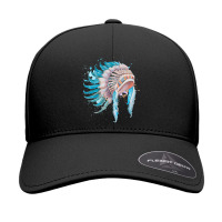 Native Indian Chief, Native Indian Chief Art, Native Indian Chief Pain Seamless Cap | Artistshot