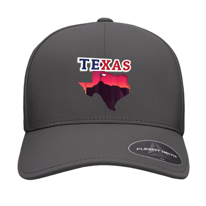 State Of Texas Map With State Flag Seamless Cap by cm-arts | Artistshot