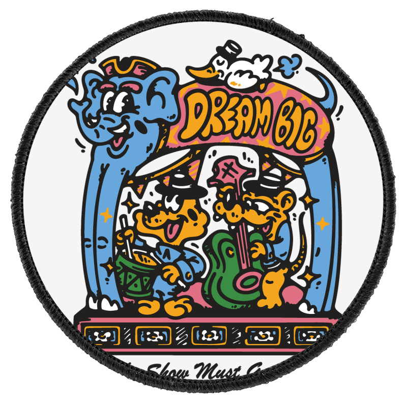 Dream Big Round Patch | Artistshot