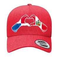 Peru Panama Flag Peruvian Panamanian Heart Yupoong Trucker Cap | Artistshot