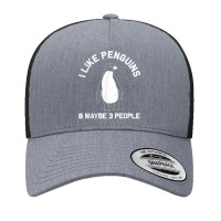 Funny Penguin Gift For Adults Women Men Him Seabird Lovers T Shirt Yupoong Trucker Cap | Artistshot