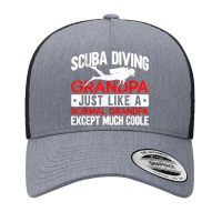 Scuba Diving Grandpa Underwater Ocean Lover Scuba Diver Yupoong Trucker Cap | Artistshot