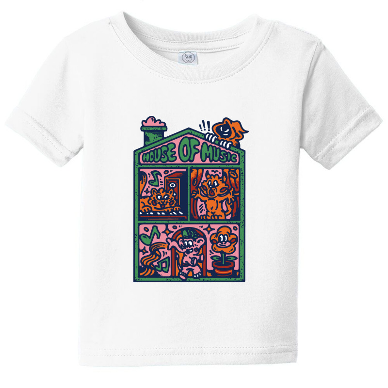 House Of Music Baby Tee by Jasetas | Artistshot